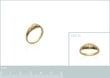 Paauksuotas žiedas, ⌀ 22, Mon tresor kaina ir informacija | Žiedai | pigu.lt