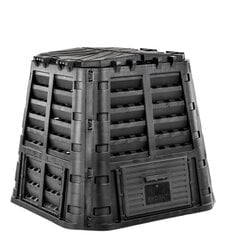1 камера для компоста Экобат 480 л черный цена и информация | Уличные контейнеры, контейнеры для компоста | pigu.lt