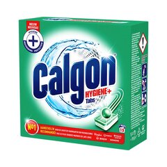 Таблетки для очистки стиральных машин Calgon Hygiene+, 15 шт цена и информация | Очистители | pigu.lt