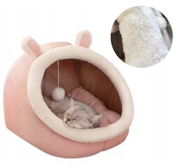 Katės guolis Regmag, 30x45x30 cm, rožinis kaina ir informacija | Guoliai, pagalvėlės | pigu.lt