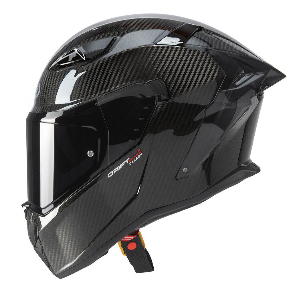 Uždaras sportinis šalmas Caberg Drift Evo II Carbon, juodas kaina ir informacija | Moto šalmai | pigu.lt