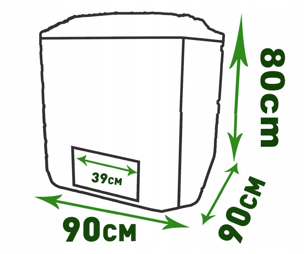 Komposteris GoodMajster, 600l kaina ir informacija | Komposto dėžės, lauko konteineriai | pigu.lt