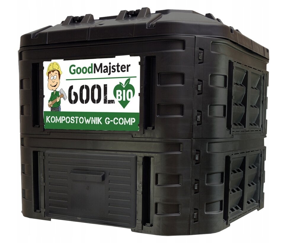 Komposteris GoodMajster, 600l kaina ir informacija | Komposto dėžės, lauko konteineriai | pigu.lt