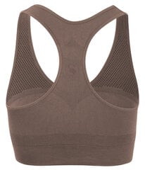 Sportinė liemenėlė moterims Stark Soul® seamless microfiber sport bustier 5119, ruda kaina ir informacija | Sportinė apranga moterims | pigu.lt