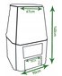 Komposteris GoodMajster, 1000l цена и информация | Komposto dėžės, lauko konteineriai | pigu.lt