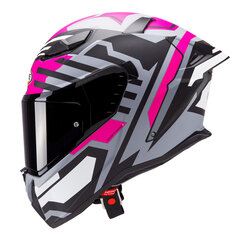 Uždaras sportinis šalmas Caberg Drift Evo II Horizon, pilkas/rožinis kaina ir informacija | Moto šalmai | pigu.lt