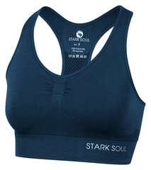 Sportinė liemenėlė moterims Stark Soul® seamless microfiber sport bustier 5119, mėlyna kaina ir informacija | Sportinė apranga moterims | pigu.lt