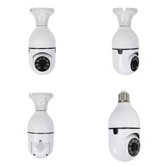 Беспроводная камера-лампа E27, 360°, WiFi, 4k цена и информация | Камеры видеонаблюдения | pigu.lt