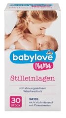 Įklotai į liemenėlę Babylove, baltos, 30 vnt. kaina ir informacija | Higienos prekės mamoms | pigu.lt