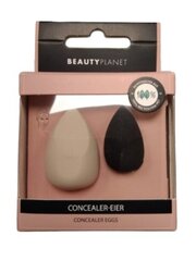 Makiažo kempinėlės Beauty Planet, Concealer Eggs, 2 vnt. цена и информация | Кисти для макияжа, спонжи | pigu.lt