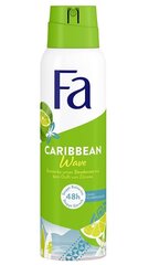 Purškiamas dezodorantas Fa Caribbean Wave, 150 ml kaina ir informacija | Dezodorantai | pigu.lt