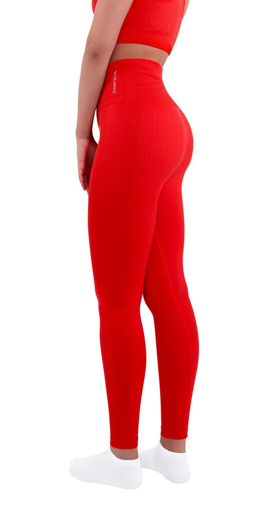 Sportinės tamprės moterims Stark Soul® women high waist sport leggings 5129, raudonos kaina ir informacija | Sportinė apranga moterims | pigu.lt