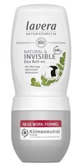 Rutulinis dezodorantas Lavera Deodorant Roll-On Natural & Invisible, 50 ml kaina ir informacija | Dezodorantai | pigu.lt