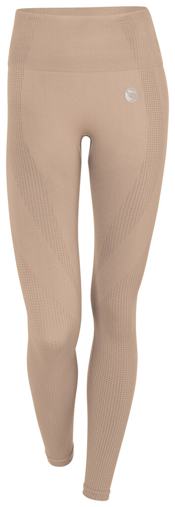 Sportinės tamprės moterims Stark Soul® women high waist sport leggings 5129, smėlio spalvos цена и информация | Sportinė apranga moterims | pigu.lt
