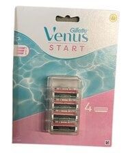 Skustuvo galvutės moterims Gillette Venus Start, 4 vnt. kaina ir informacija | Skutimosi priemonės ir kosmetika | pigu.lt