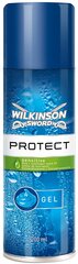 Бритвенный Гель Wilkinson Protect Sensitive для Чувствительной Кожи Мужчин, 200 мл. цена и информация | Косметика и средства для бритья | pigu.lt