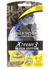 (DE) R G & Wilkinson Extreme Activ 3, машина для бритья, 4 + 2 штуки. цена и информация | Косметика и средства для бритья | pigu.lt