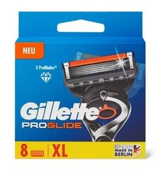 Gillette, Сменные кассеты Proglide для бритвы, 8 шт. цена и информация | Косметика и средства для бритья | pigu.lt