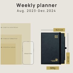 Dienoraštis Poprun Premium Diary 2024 A5 kaina ir informacija | Sąsiuviniai ir popieriaus prekės | pigu.lt