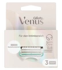 Skustuvo galvutės moterims Gillette Venus Satin Care, 3 vnt. kaina ir informacija | Skutimosi priemonės ir kosmetika | pigu.lt