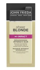 Plaukų kaukė John Frieda Sheer Blonde, 25 ml kaina ir informacija | Priemonės plaukų stiprinimui | pigu.lt