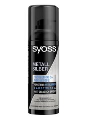 Plaukų tonavimo purškiklis Syoss Toning Mousse Metal Silver, 120ml kaina ir informacija | Plaukų dažai | pigu.lt