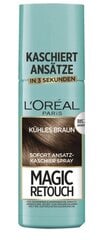 Retušuojamasis plaukų šaknų purškiklis L'Oreal Magic Retouch Kuhles Braun, 75 ml kaina ir informacija | Plaukų dažai | pigu.lt