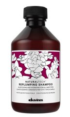 Elastingumo ir drėgmės suteikiantis šampūnas plaukams Davines NaturalTech Replumping Shampoo, 250 ml цена и информация | Шампуни | pigu.lt