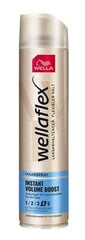 Plaukų lakas Wella Wellaflex Instant Volume Boost Haarspray, 250 ml kaina ir informacija | Plaukų formavimo priemonės | pigu.lt