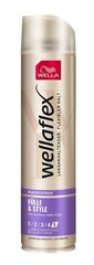 Plaukų lakas Wellaflex Fulle&Style, itin stiprus fiksavimas, 250 ml kaina ir informacija | Plaukų formavimo priemonės | pigu.lt