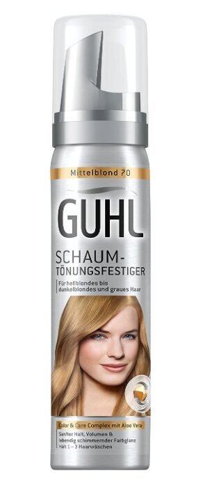 Plaukų putos Guhl Mousse 70 Blonde, 75 ml цена и информация | Plaukų formavimo priemonės | pigu.lt