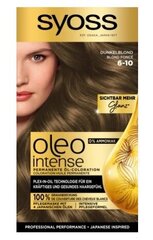 Plaukų dažai Syoss Oleo Intense Permanent Oil Colouration 6-10 Dark Blonde, 115 ml kaina ir informacija | Plaukų dažai | pigu.lt