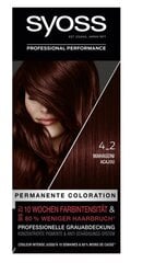 Plaukų dažai Syoss Permanente Coloration 4-2 Mahagoni, 115 ml цена и информация | Краска для волос | pigu.lt