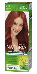 Plaukų dažai Joanna Cosmetics Naturia Permanent Color Cream Hair Dye 221 Autumn Leaf kaina ir informacija | Plaukų dažai | pigu.lt