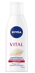 Veido valomasis pienelis Nivea Vital, 200 ml цена и информация | Средства для очищения лица | pigu.lt