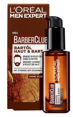 Barzdos ir veido aliejus vyrams L'oréal Men Expert Barber Club Long Beard & Skin Oil, 30 ml kaina ir informacija | Skutimosi priemonės ir kosmetika | pigu.lt