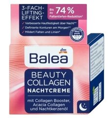 Naktinis veido kremas Balea Beauty Collagen Night Cream, 50 ml цена и информация | Кремы для лица | pigu.lt