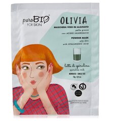 Veido kaukė riebiai odai Purobio Olivia Peel-Off Face Mask, 13 g цена и информация | Маски для лица, патчи для глаз | pigu.lt