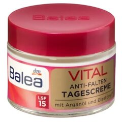 Dieninis veido kremas nuo raukšlių Balea Vital Anti-Wrinkle Day Cream, 50 ml kaina ir informacija | Veido kremai | pigu.lt