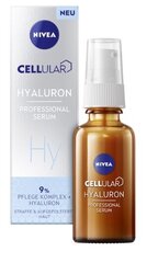Veido serumas Nivea Cellular Hyaluron Professional, 30 m kaina ir informacija | Veido aliejai, serumai | pigu.lt