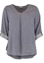 Zabaione женская блузка ROXANNE PL*P4004, синий/белый 4067218674221 цена и информация | Женские блузки, рубашки | pigu.lt