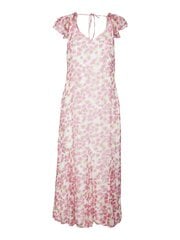 Vero Moda женское платье 10308038*01, белый/розовый 5715518238528 цена и информация | Платья | pigu.lt