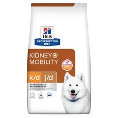 Hill's PD K/D Kidney + Mobility suaugusiems šunims, 4 kg цена и информация | Сухой корм для собак | pigu.lt