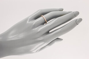 Auksinis žiedas su cirkoniais Brasco 50216 50216-16 kaina ir informacija | Žiedai | pigu.lt