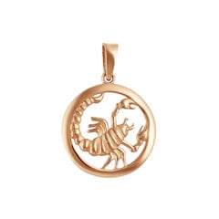 Auksinis pakabukas "Skorpionas" Brasco 58265 kaina ir informacija | Kaklo papuošalai | pigu.lt
