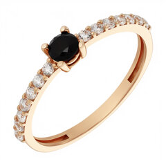 Auksinis žiedas su cirkoniais Brasco 58400 kaina ir informacija | Žiedai | pigu.lt