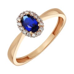 Auksinis žiedas su cirkoniais Brasco 58414 kaina ir informacija | Žiedai | pigu.lt
