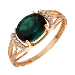 Auksinis žiedas su cirkoniais Brasco 58426 kaina ir informacija | Žiedai | pigu.lt