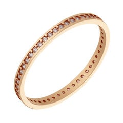 Auksinis žiedas su cirkoniais Brasco 58437 kaina ir informacija | Žiedai | pigu.lt