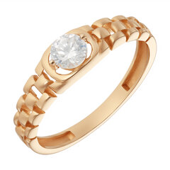 Auksinis žiedas su cirkoniu Brasco 58479 kaina ir informacija | Žiedai | pigu.lt